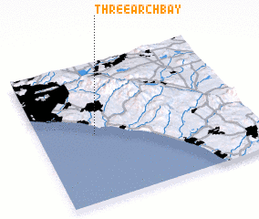 3d view of Three Arch Bay