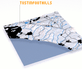 3d view of Tustin Foothills