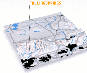 3d view of Falling Springs