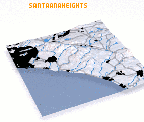 3d view of Santa Ana Heights