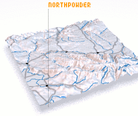 3d view of North Powder