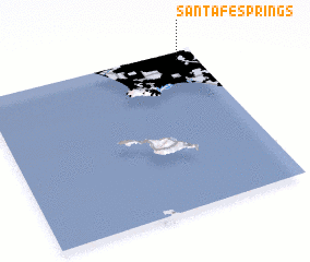 3d view of Santa Fe Springs