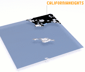 3d view of California Heights