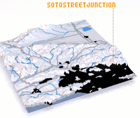 3d view of Soto Street Junction