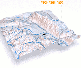 3d view of Fish Springs