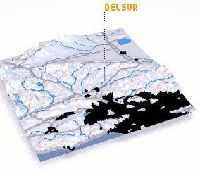 3d view of Del Sur