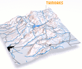 3d view of Twin Oaks