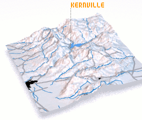 3d view of Kernville