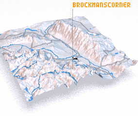 3d view of Brockmans Corner