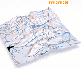 3d view of Tehachapi