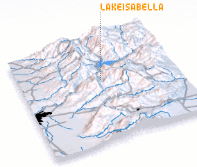 3d view of Lake Isabella