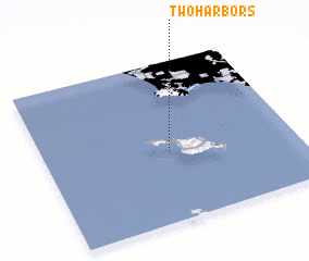 3d view of Two Harbors