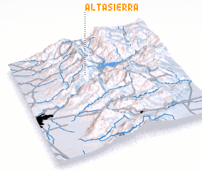 3d view of Alta Sierra