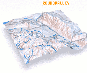 3d view of Round Valley