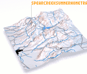 3d view of Spear Creek Summer Home Tract