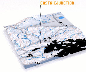 3d view of Castaic Junction