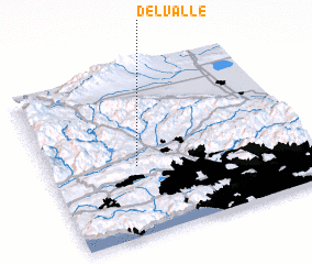 3d view of Del Valle