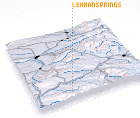 3d view of Lehman Springs