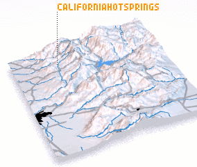 3d view of California Hot Springs