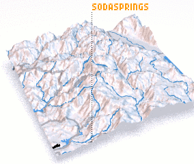 3d view of Soda Springs