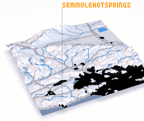 3d view of Seminole Hot Springs