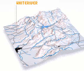 3d view of White River