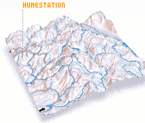 3d view of Hume Station