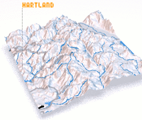 3d view of Hartland