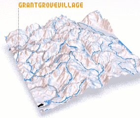 3d view of Grant Grove Village