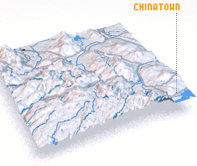 3d view of Chinatown