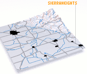 3d view of Sierra Heights