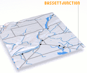 3d view of Bassett Junction