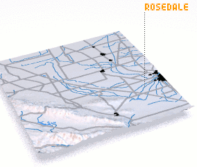 3d view of Rosedale