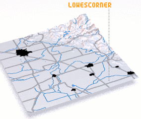 3d view of Lowes Corner