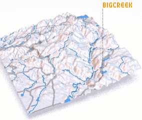 3d view of Big Creek