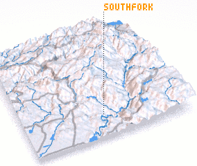 3d view of South Fork