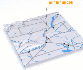 3d view of Lakeview Park