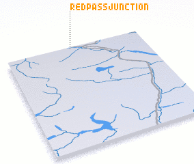 3d view of Red Pass Junction