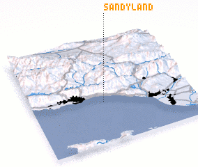 3d view of Sandyland