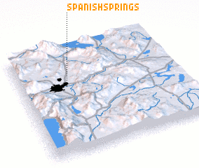 3d view of Spanish Springs