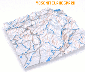 3d view of Yosemite Lakes Park