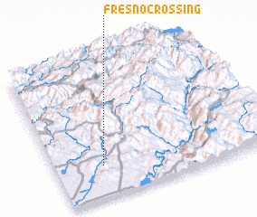 3d view of Fresno Crossing