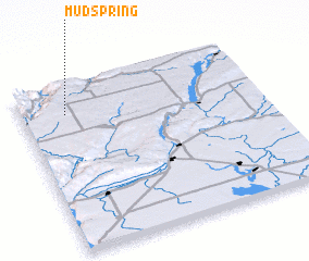 3d view of Mud Spring