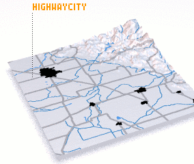 3d view of Highway City