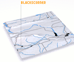 3d view of Blacks Corner