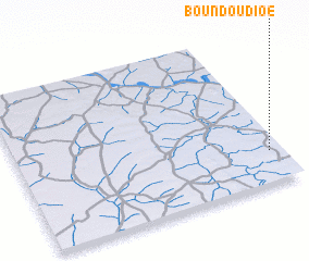 3d view of Boundou Dioé