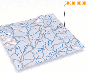 3d view of Gbonkobon