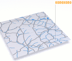 3d view of Korékoro