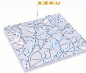 3d view of Médina Oula