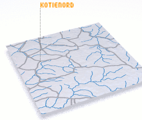 3d view of Kotié Nord